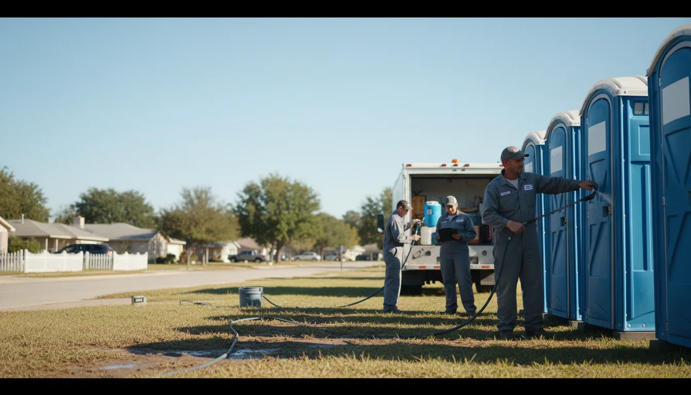 Long-Term Portable Toilet Rental in Lillie, LA near me